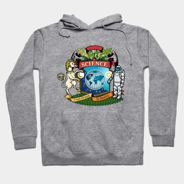 Science - Coat of Arms Hoodie by AlternativeEye